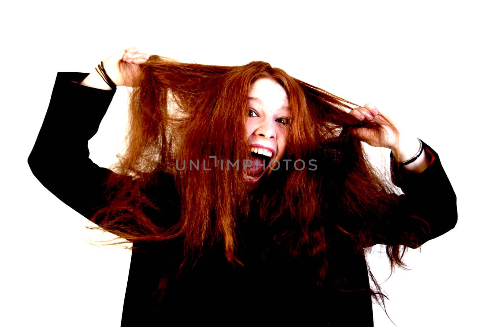 Pulling out hair
