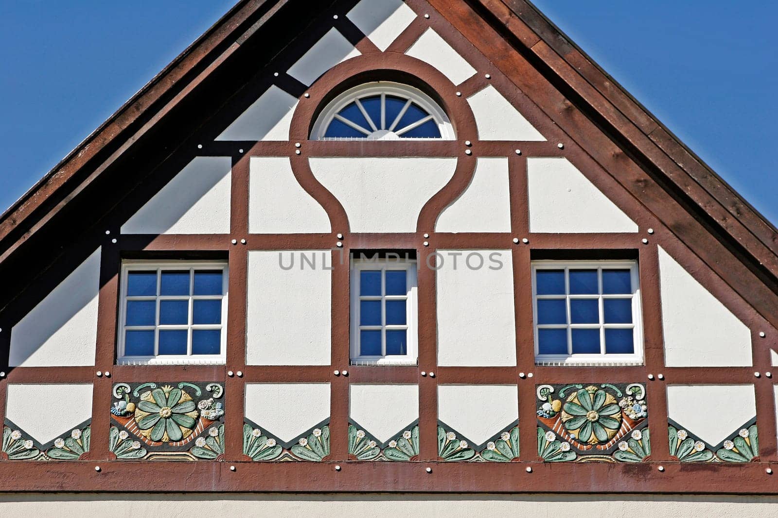 Dissen,half-timbered house,detail