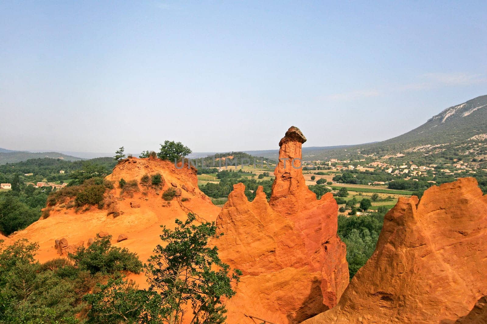 Rocky landscape near Rustrel,Provence