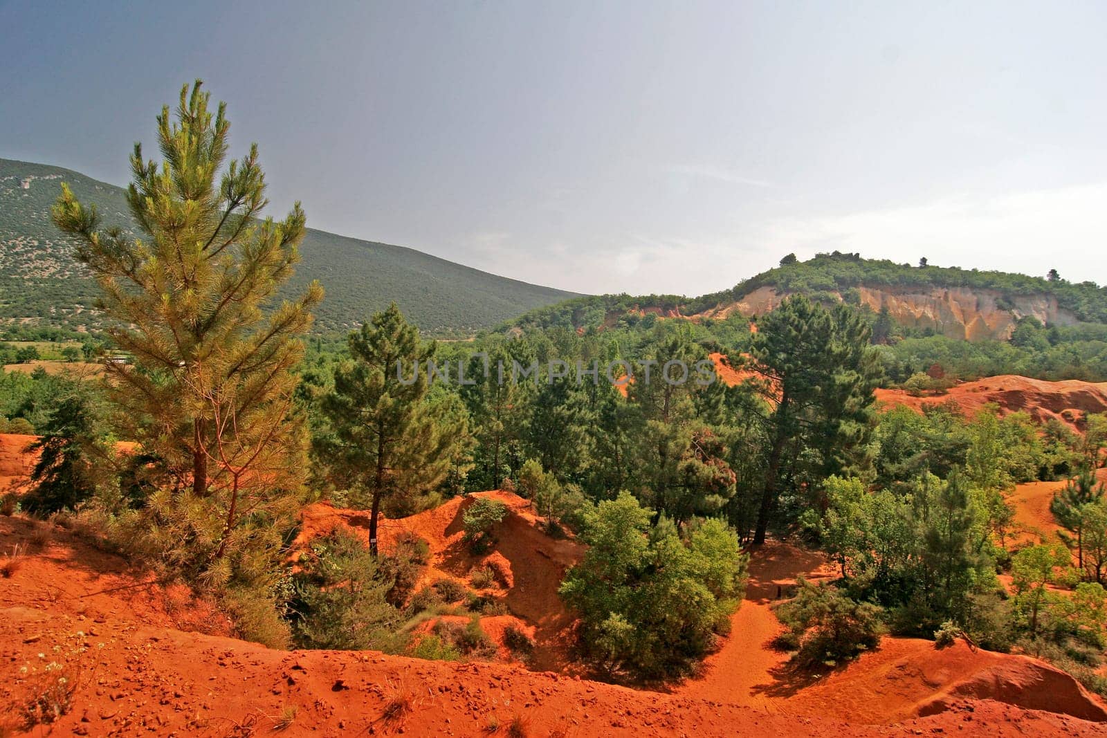 Ockerlandschaft bei Rustrel, Provence