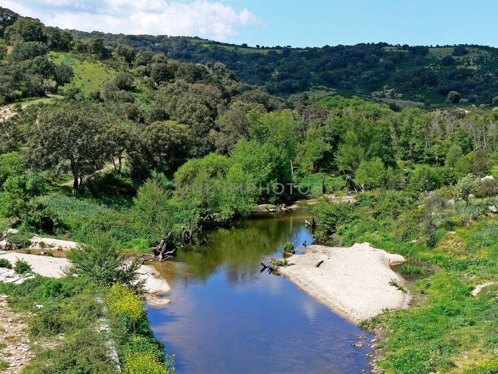 On Lake Liscia,Sardinia