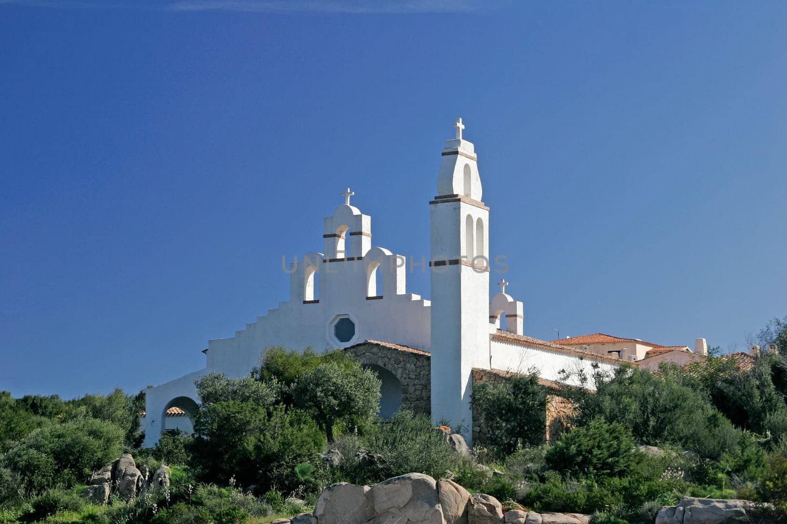 White Church in Marinella,Sardinia