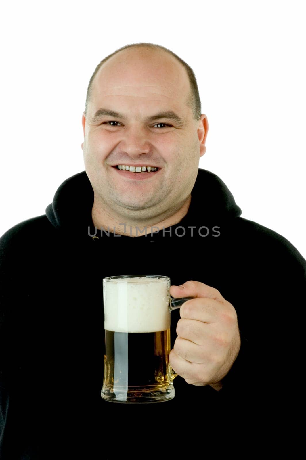 Man with a beer glass