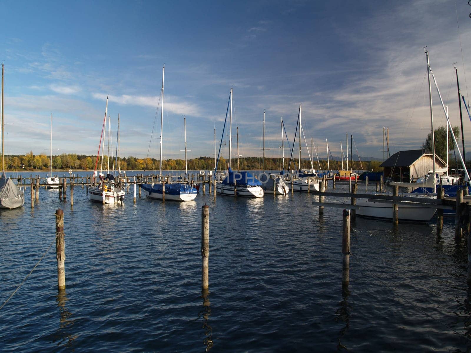 Harbor on Lake Chiemsee