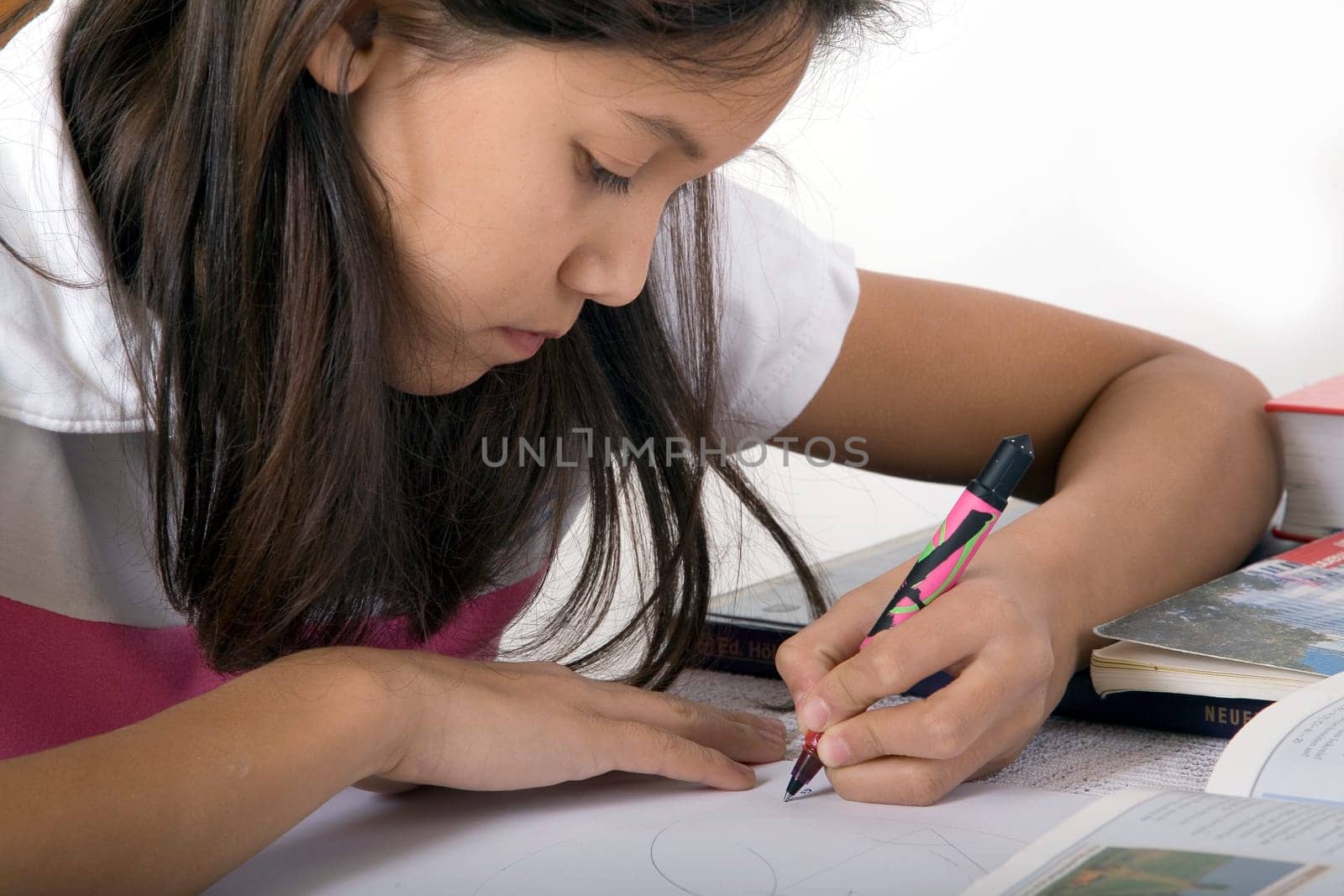 Adolescents writing