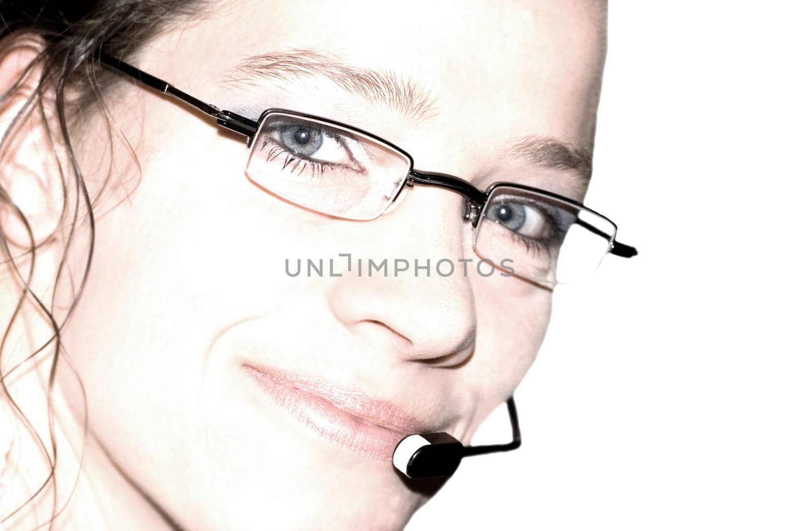 Portrait with headset