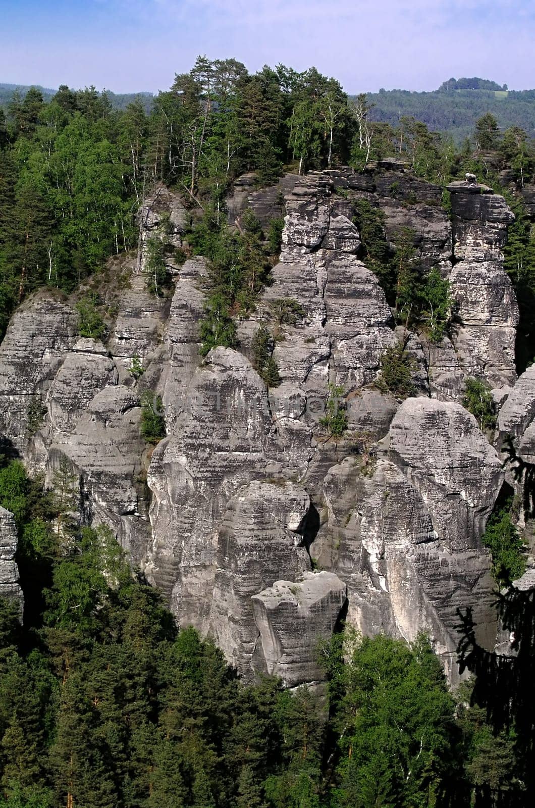 Elbe Sandstone Mountains Bastei