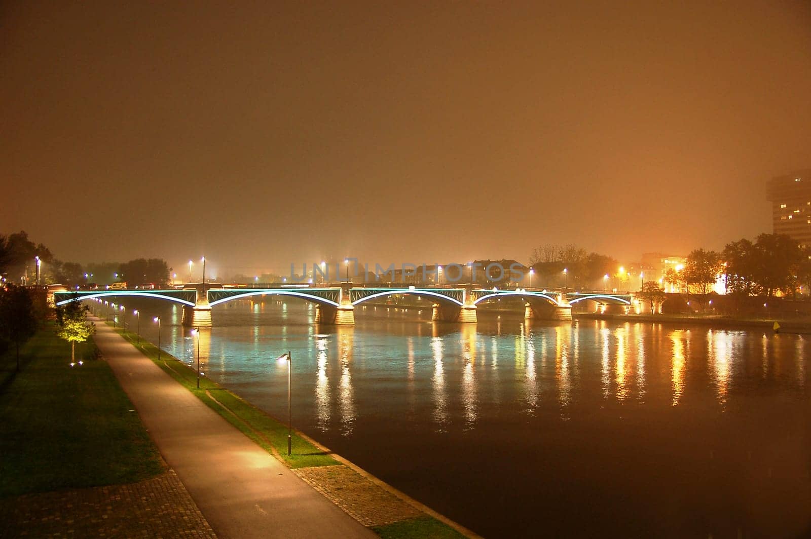 Frankfurt in the fog