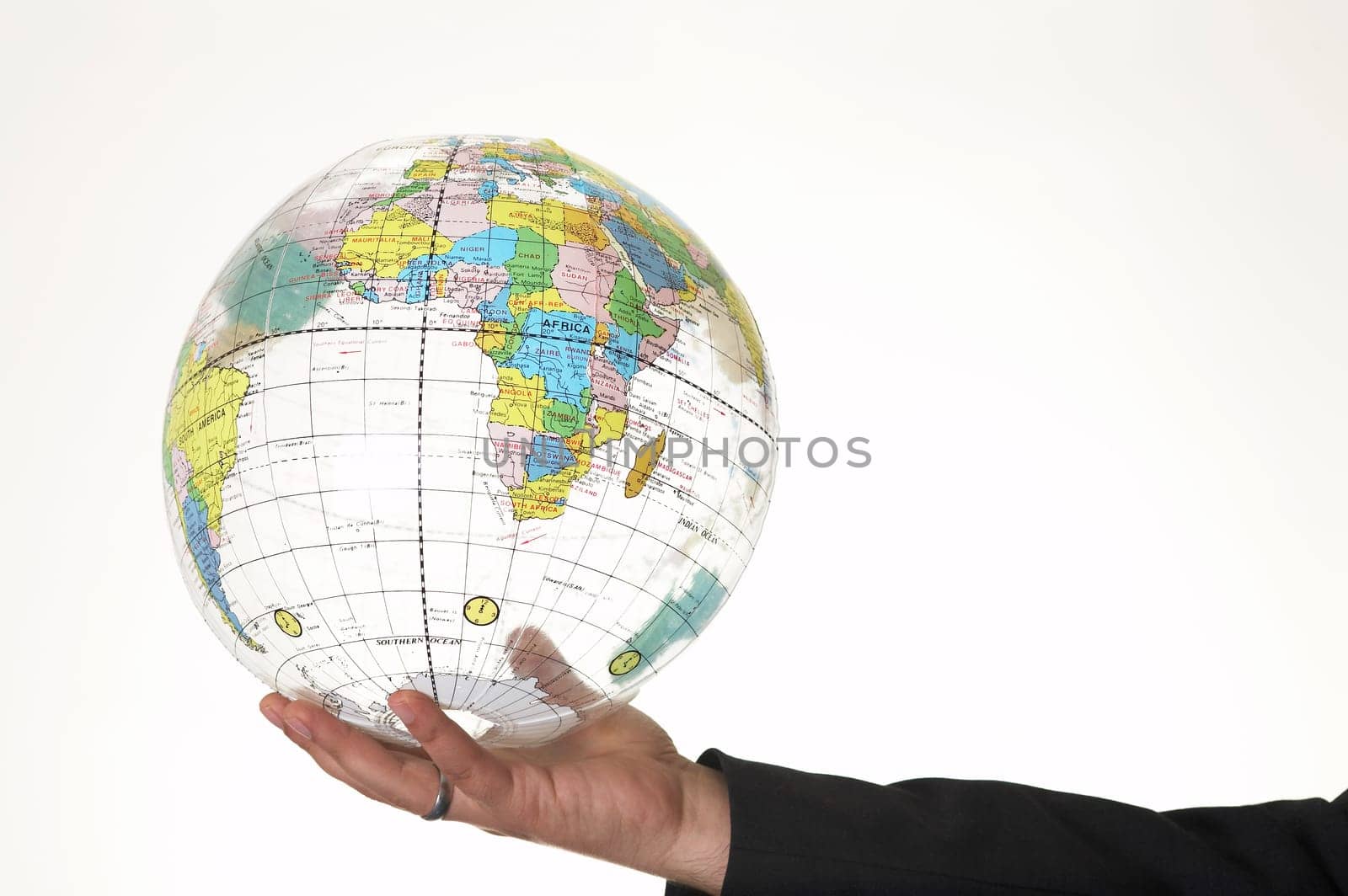 The world in my...