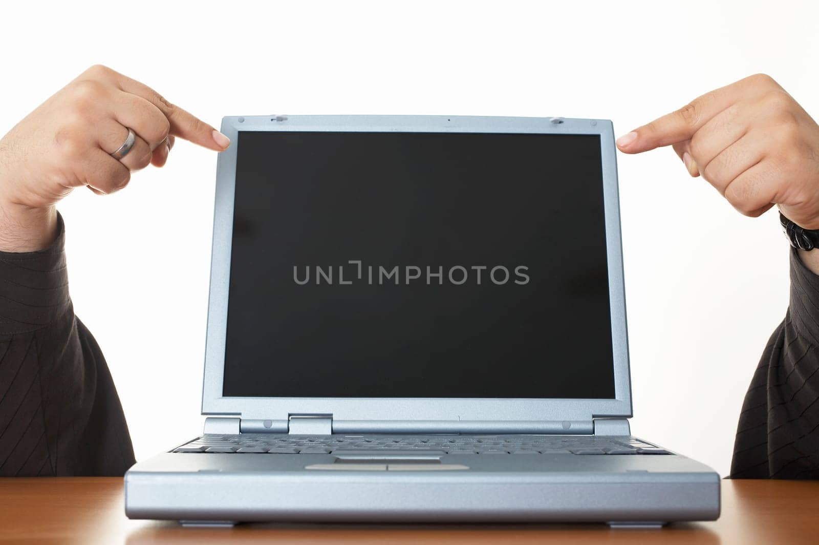 Presentation on the laptop