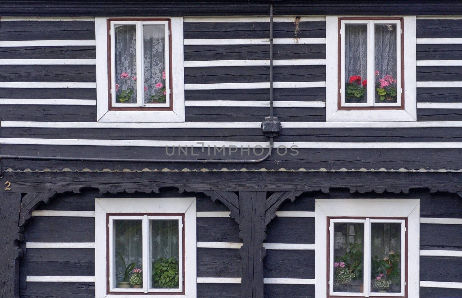 Umgebindehaus in Northern Bohemia