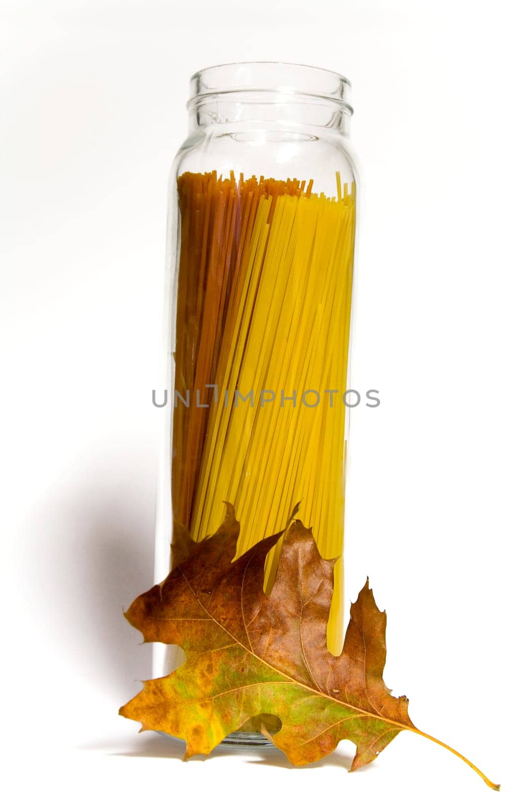 yellow and red spaghetti