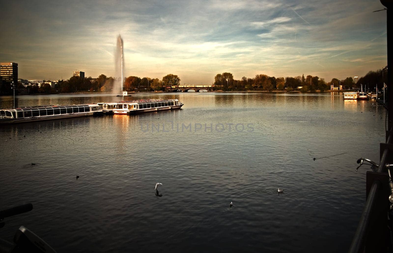 in autumn,in autumnal low-setting,sun. (Oh and everything should be as it is :-) )