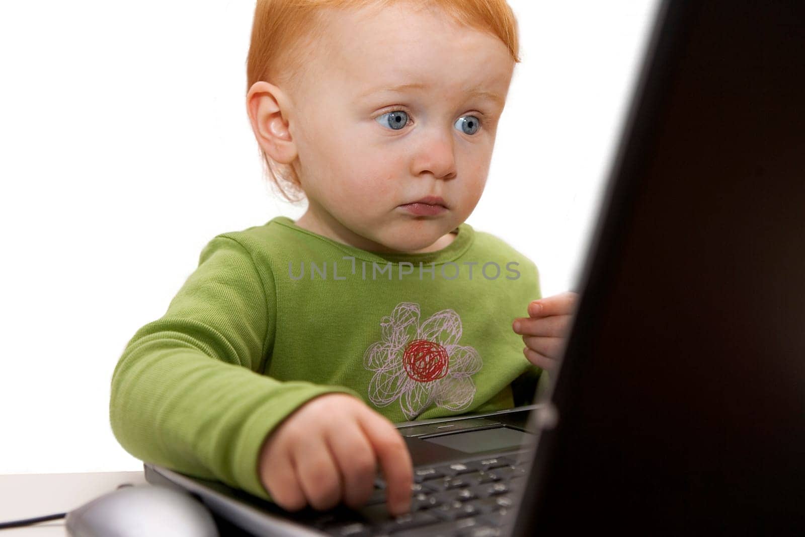 Child at the laptop