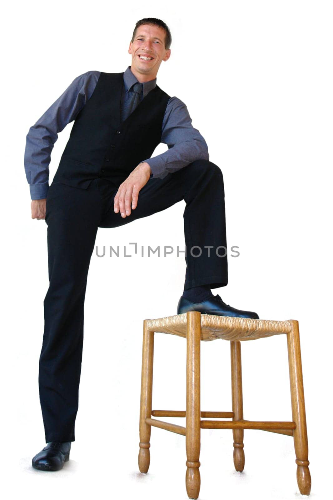 Man 30plus in casual pose