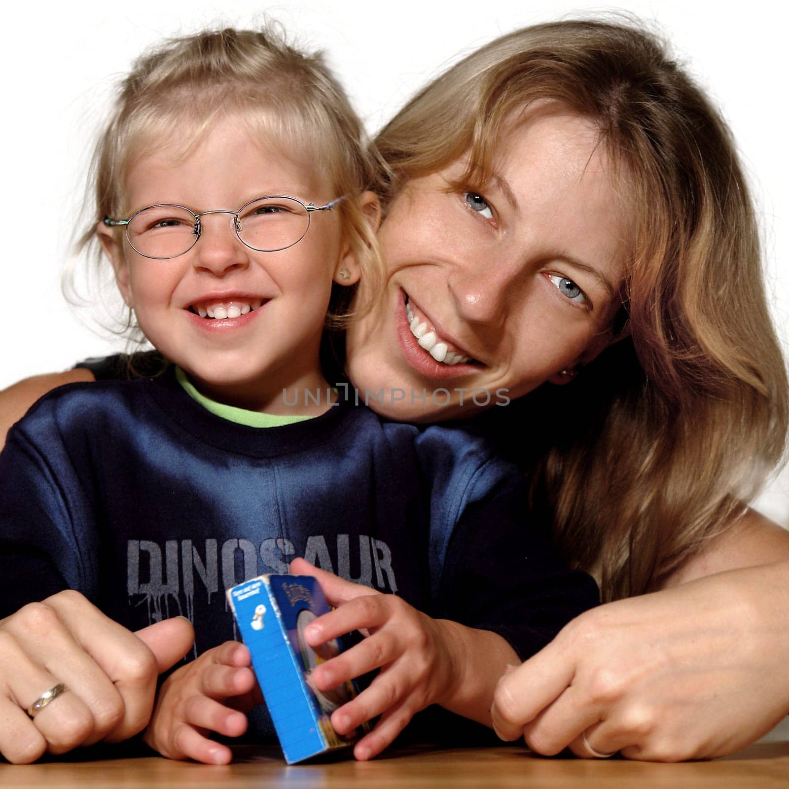 Mother & Daughter Reading Clipping