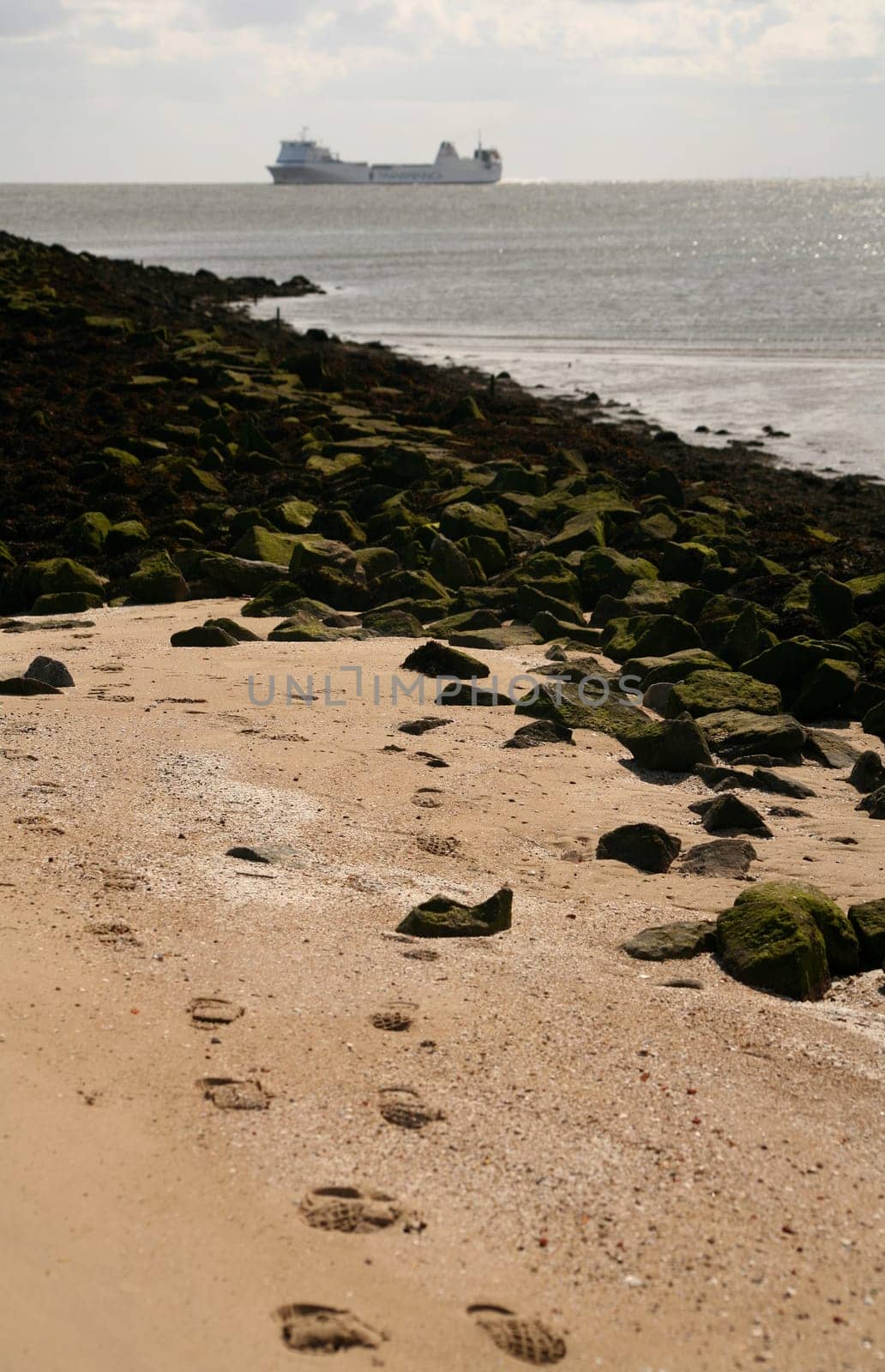 On the North Sea coast near Cuxhaven