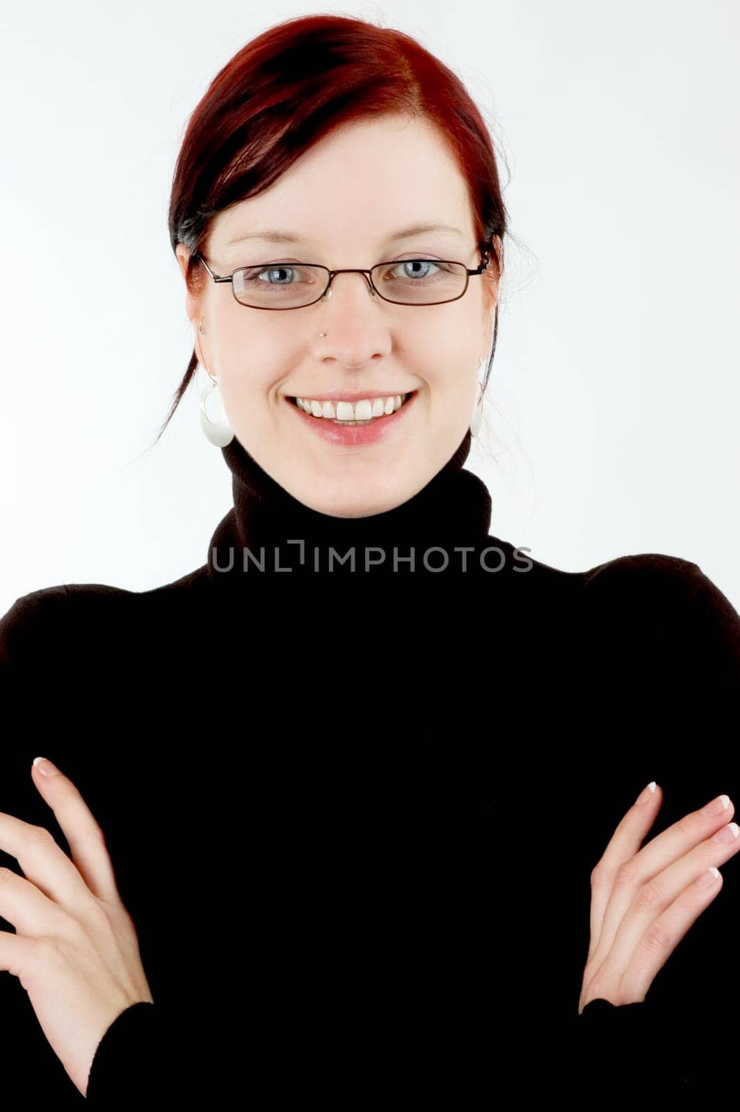 Woman with glasses