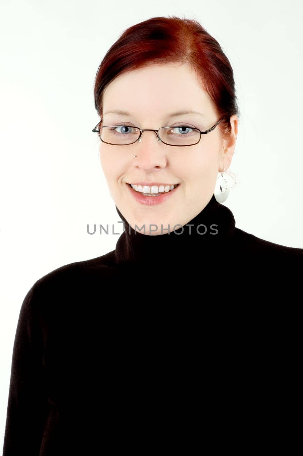 Woman with glasses
