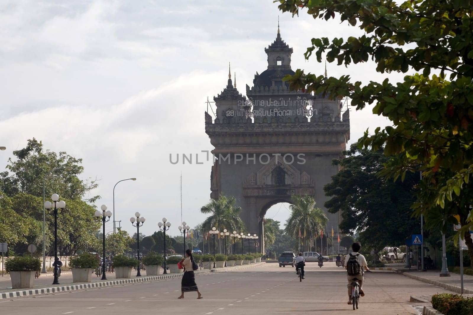 Arc de Triomphe in Vientiane,Laos