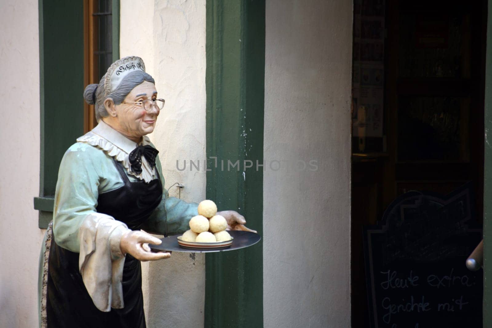 Advertising figure for a café in Weimar