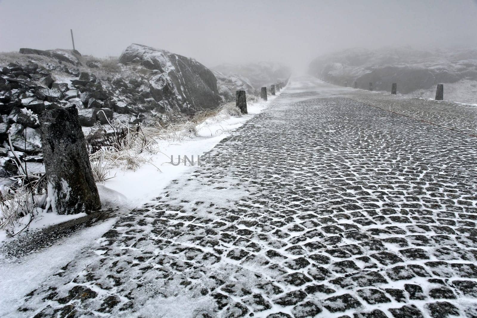first snow on the Gotthard Pass - 2