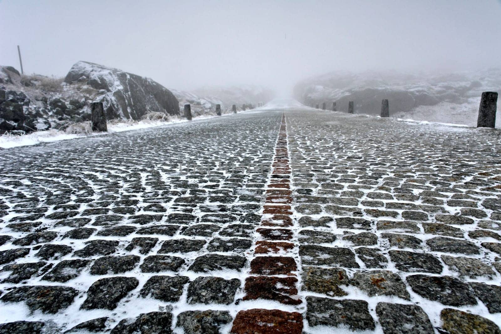 first snow on the Gotthard Pass - 1