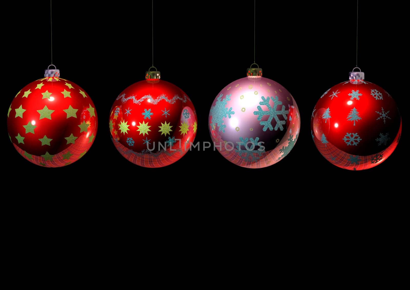 Christmas tree baubles