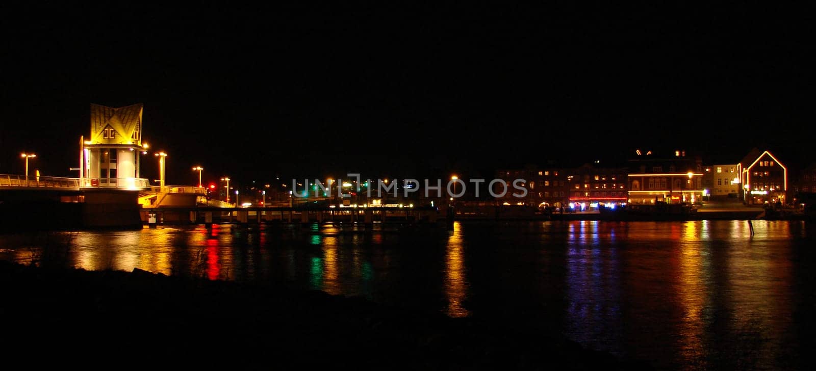 Kappeln at night