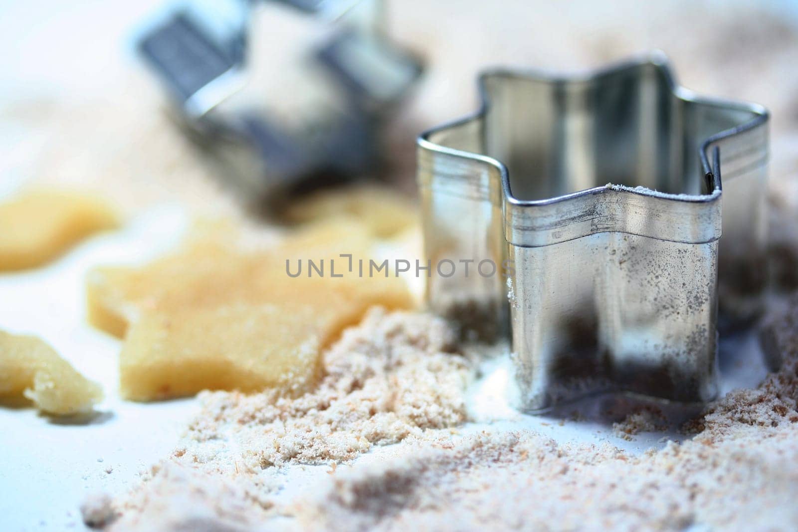 Baking Christmas cookies