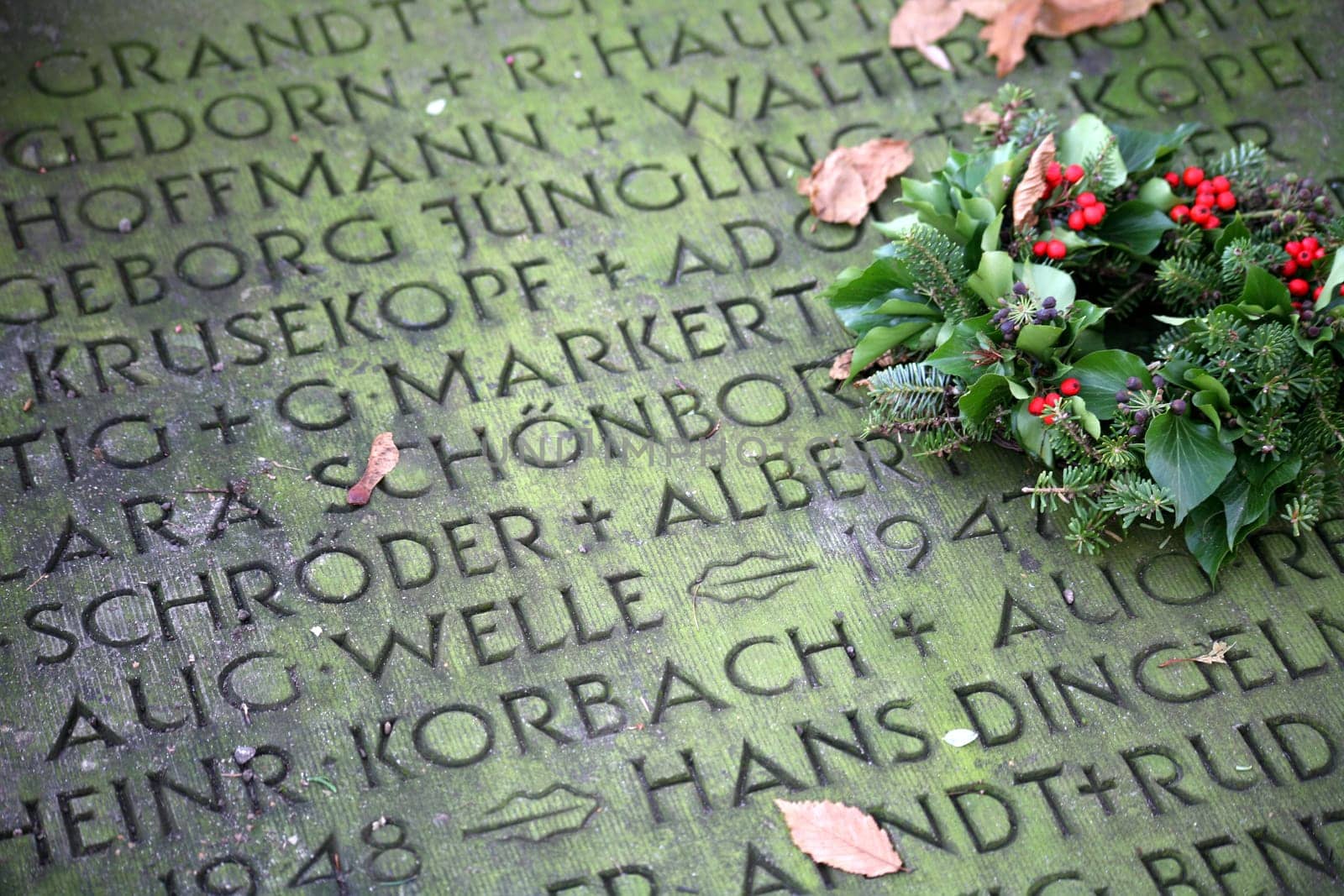 War Victims Memorial in Extertal-Bösingfeld (Lippe district,North Rhine-Westphalia)