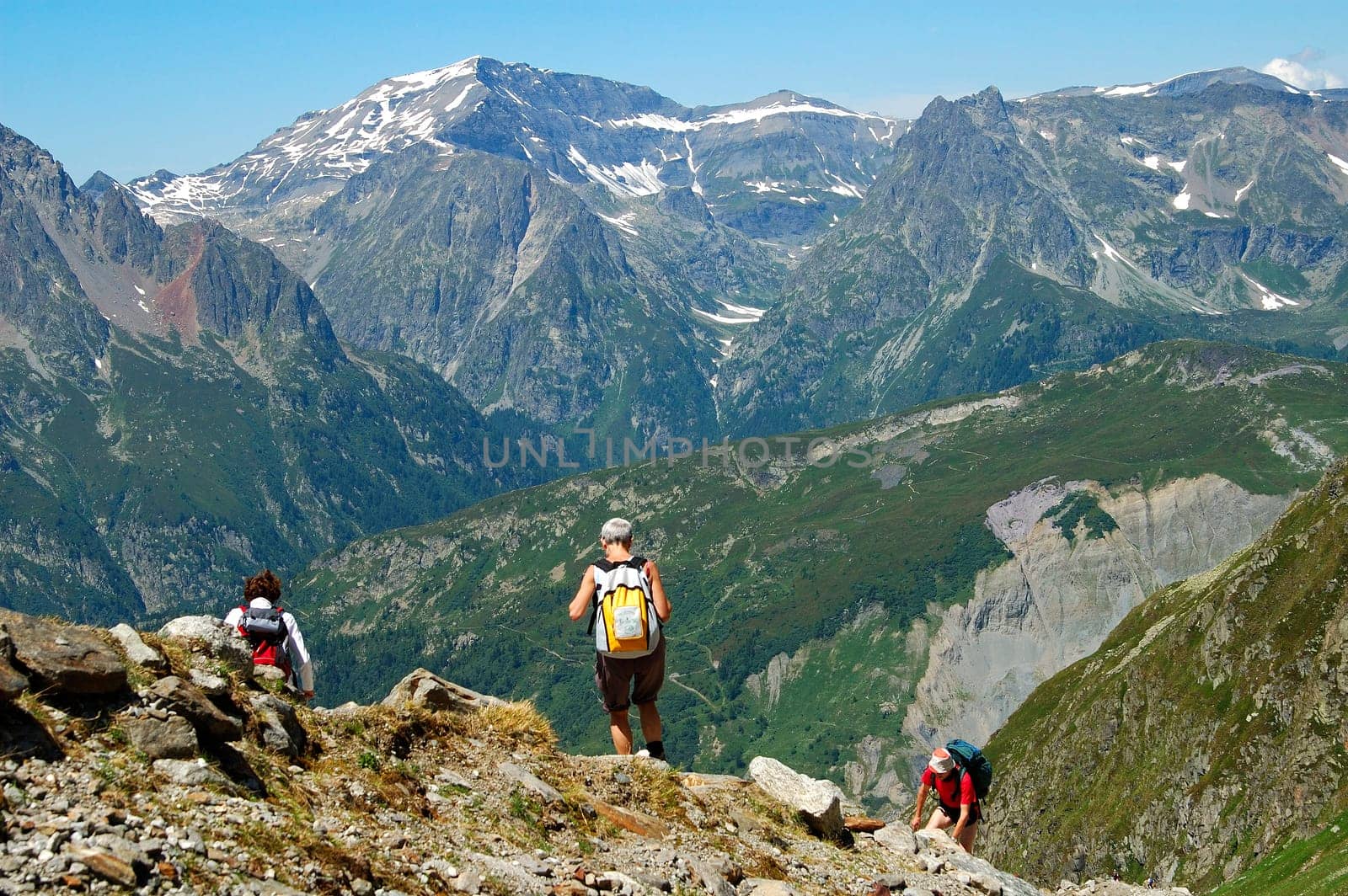 Hiking in the Alps