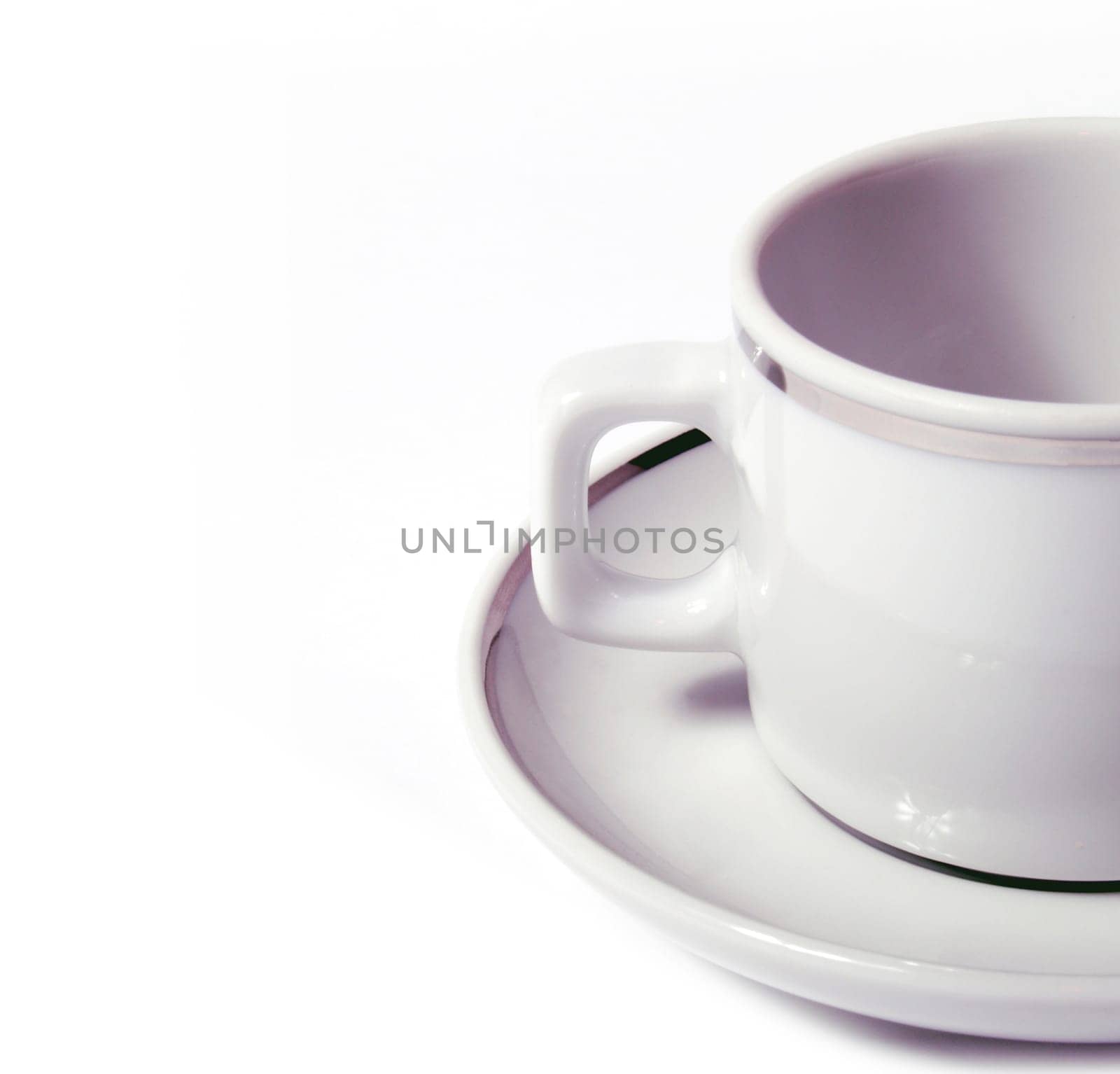 Mocha cup on a white background.