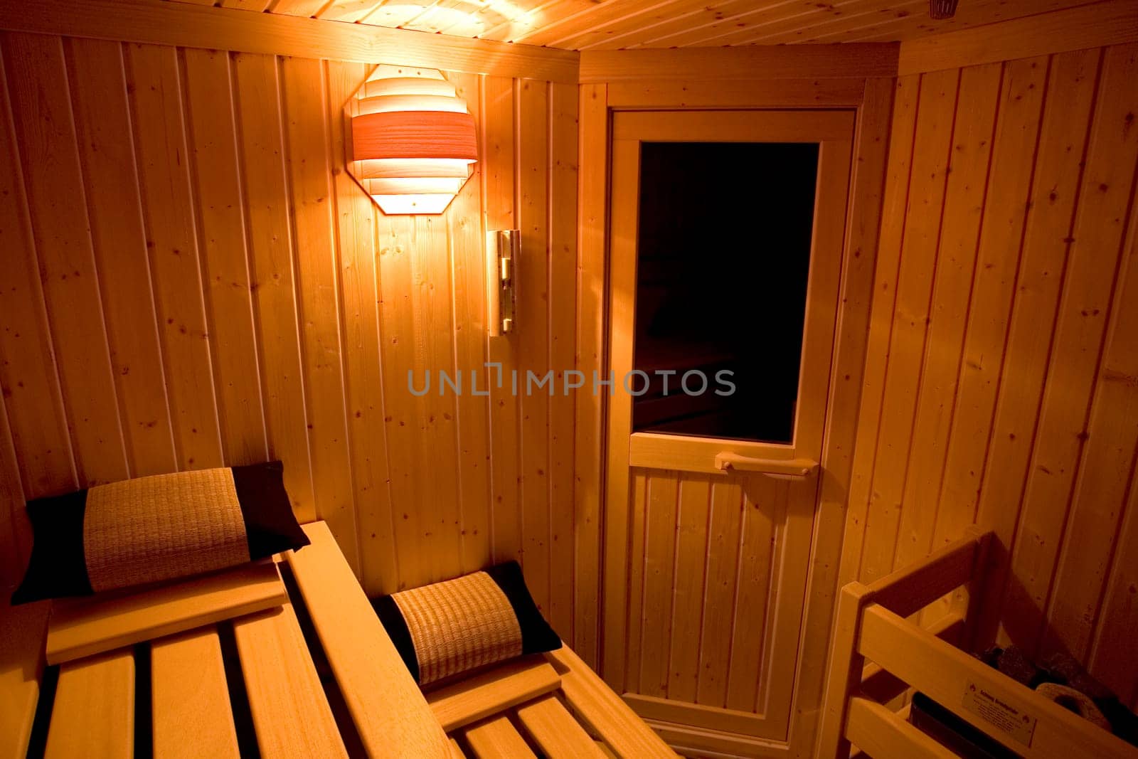 Sauna from the inside