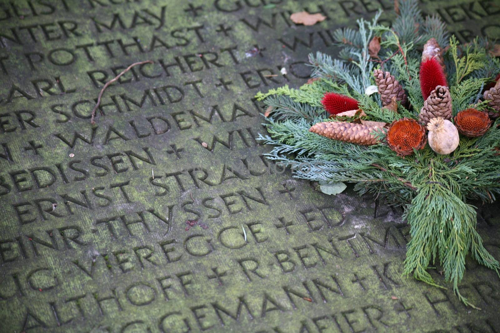 War Victims Memorial in Extertal-Bösingfeld (Lippe district,North Rhine-Westphalia)