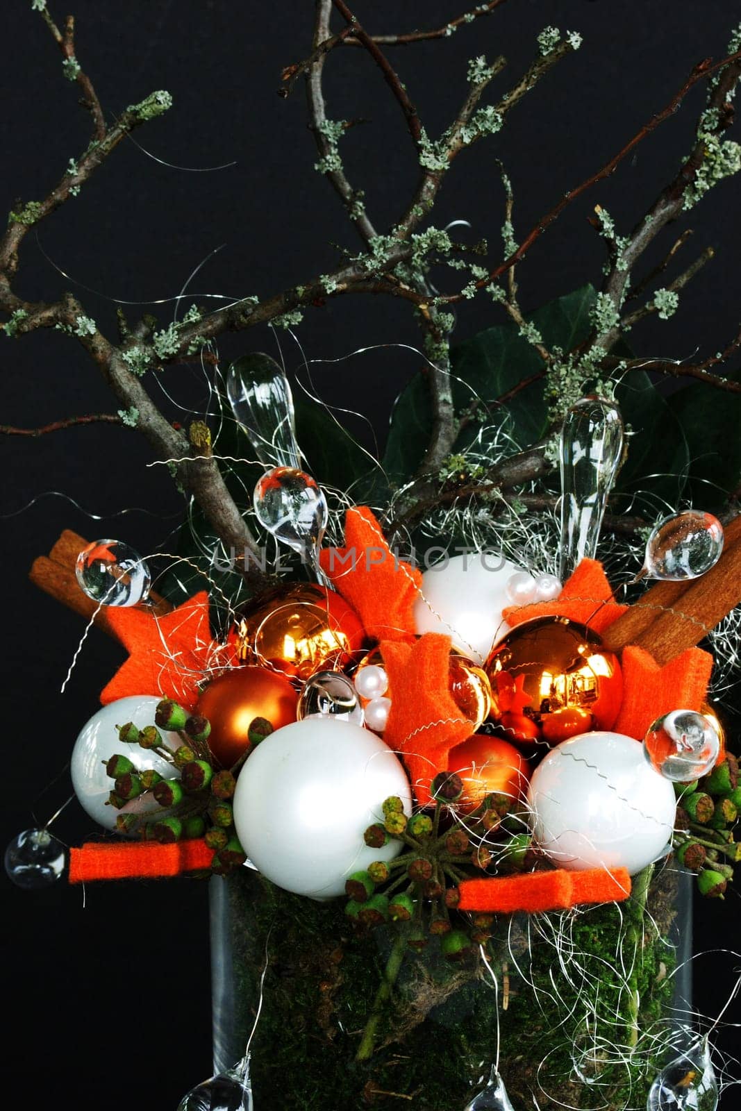 Advent arrangement orange