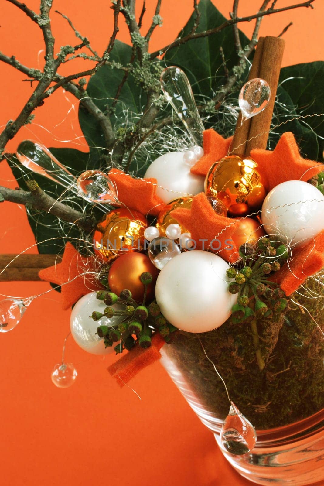 Advent arrangement orange