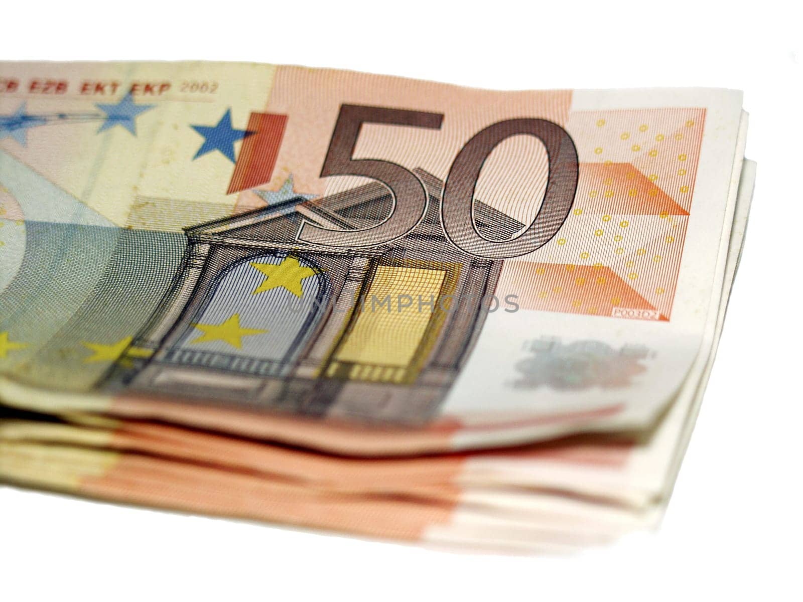 Fifty euro bills
