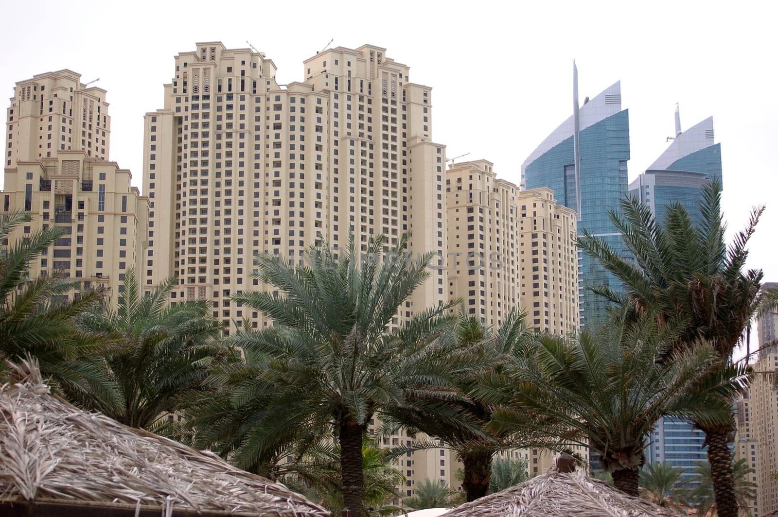 Skyscrapers at the Dubai stand