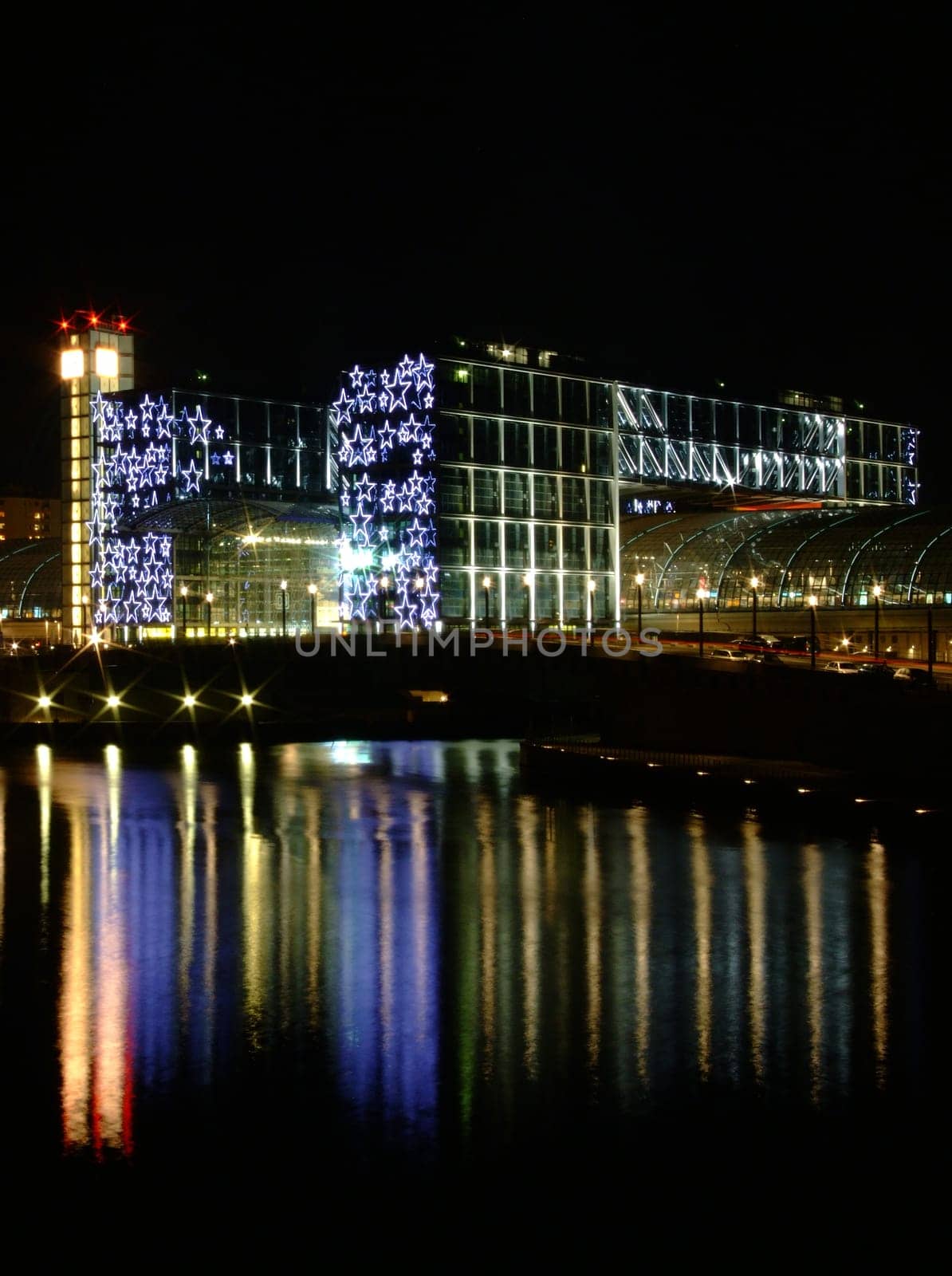 Berlin's main train station for Christmas