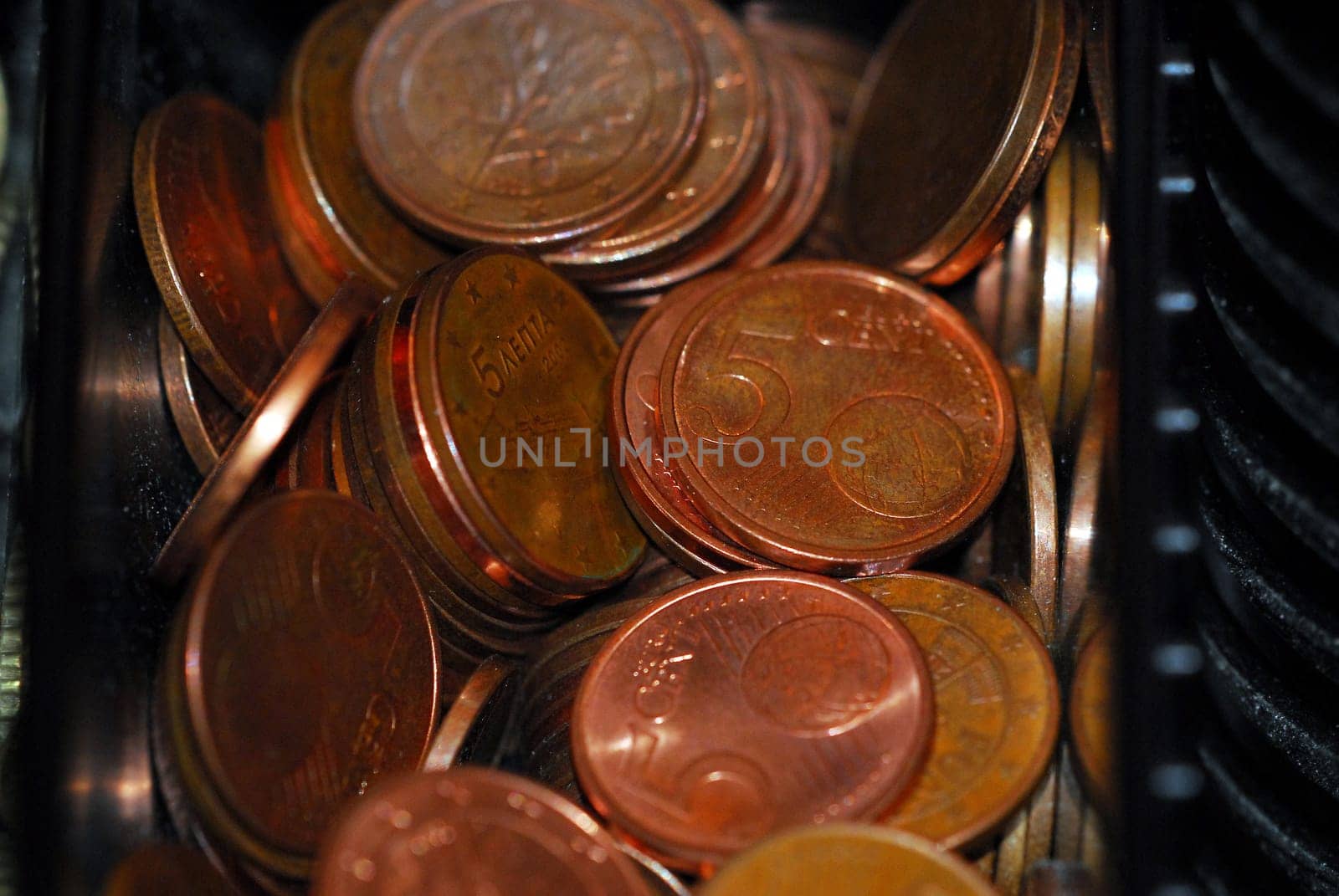 5 euro cent pieces