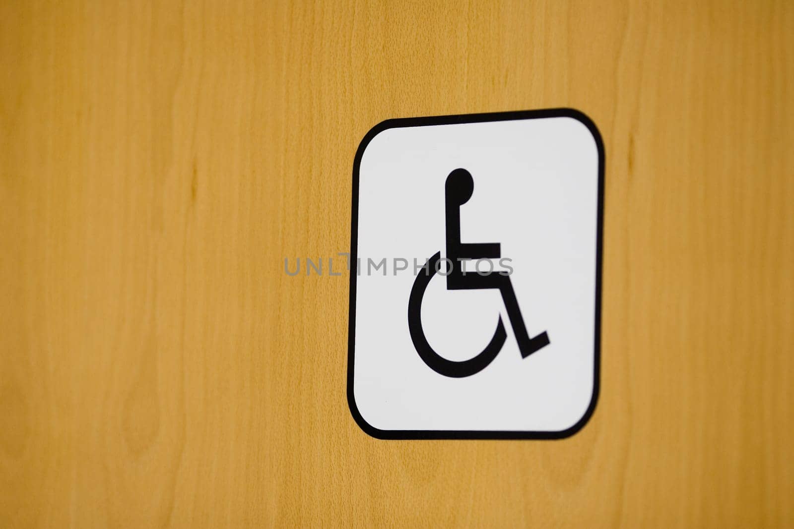 Toilet sign - Disabled people