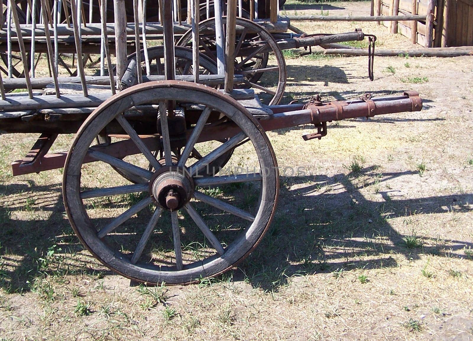 Old fleet of vehicles