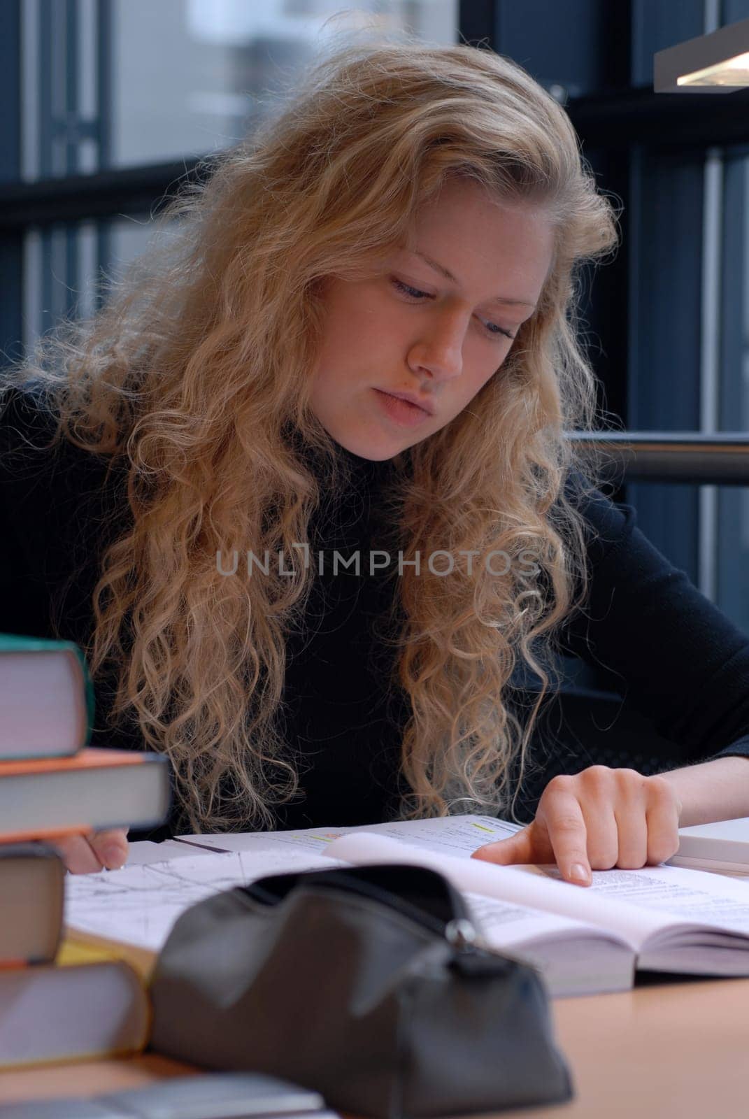 Student learns