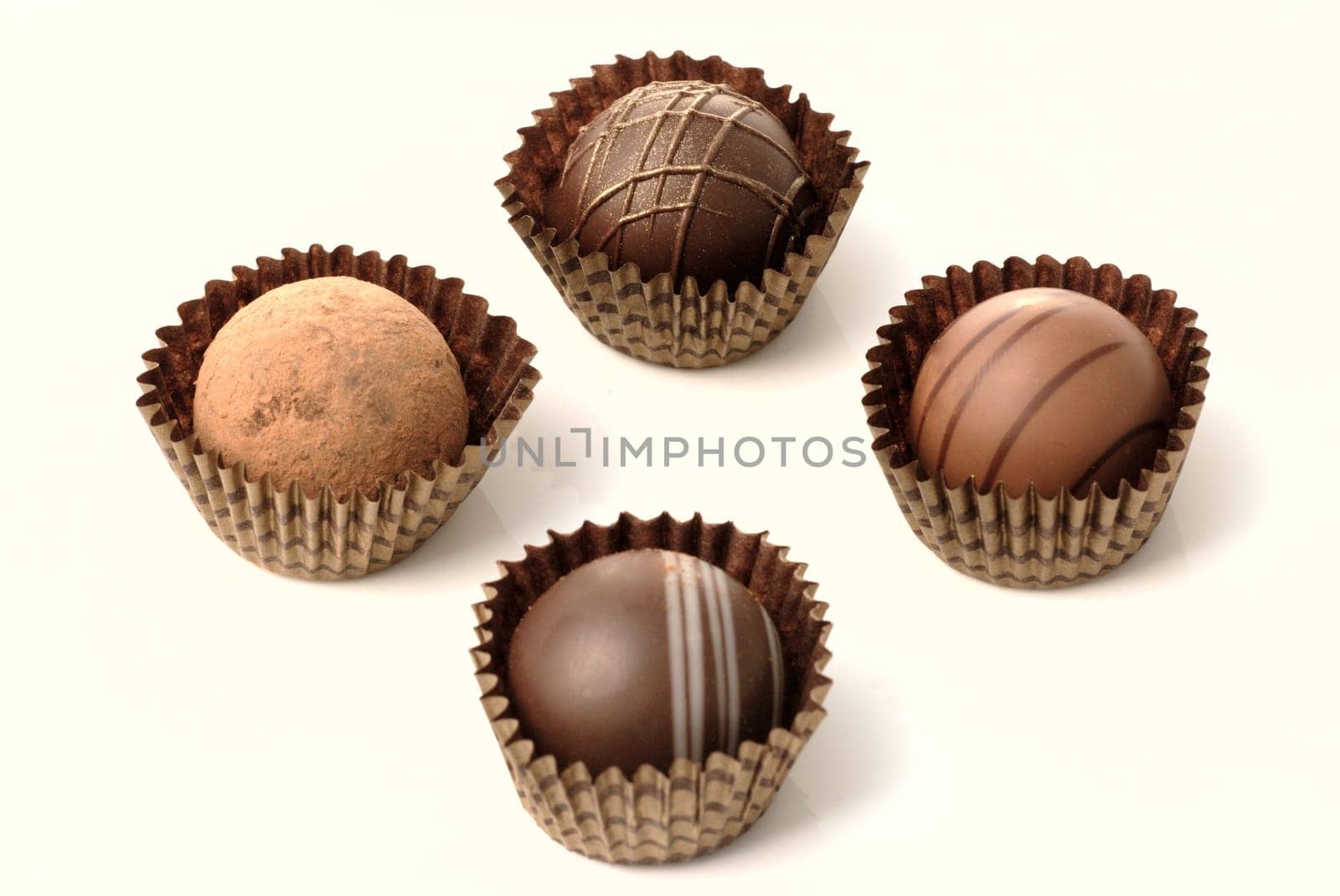 Chocolates in the packaging