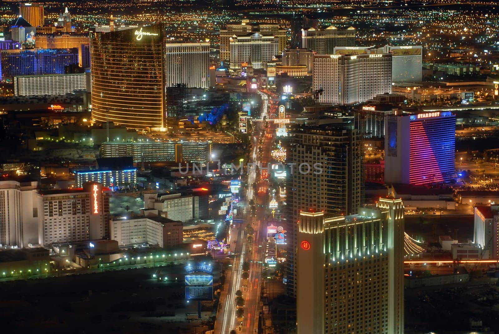 Night view of Las Vegas