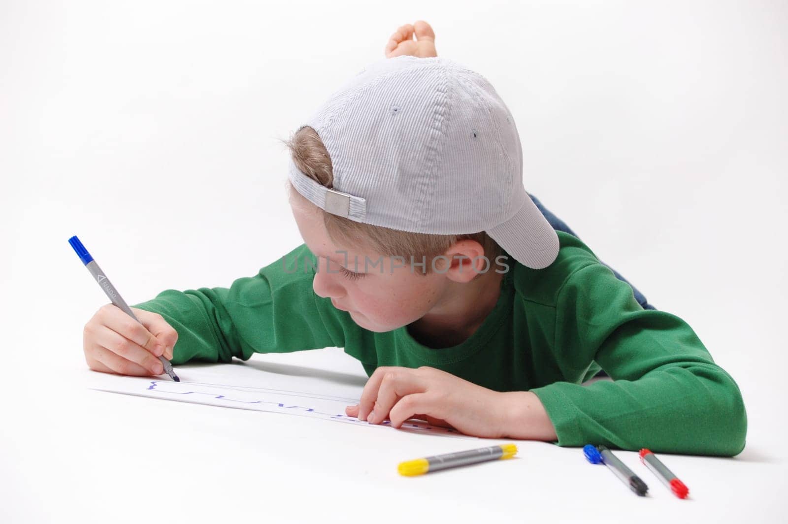 Child painting