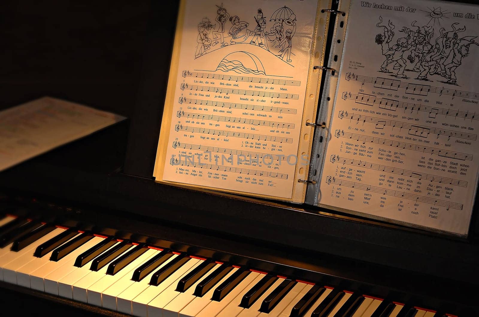 You should be able to play the piano...