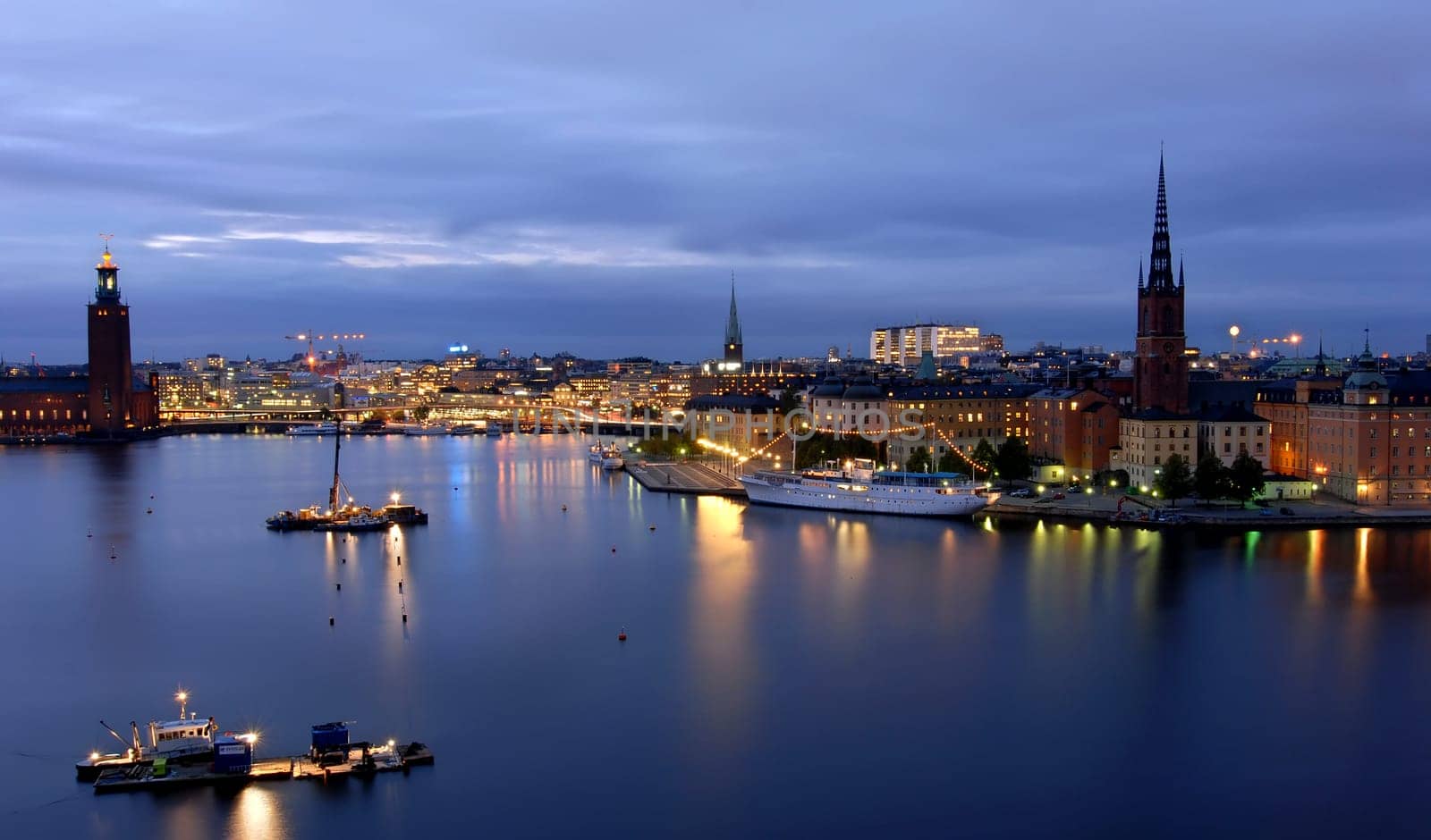 Stockholm at night