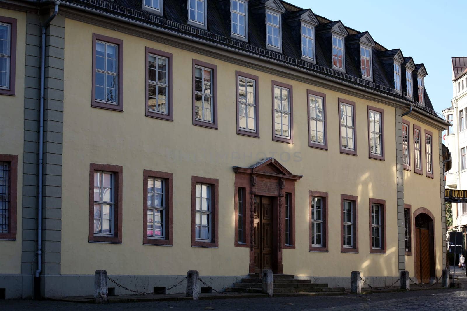 Goethe's residence on Frauenplan in Weimar